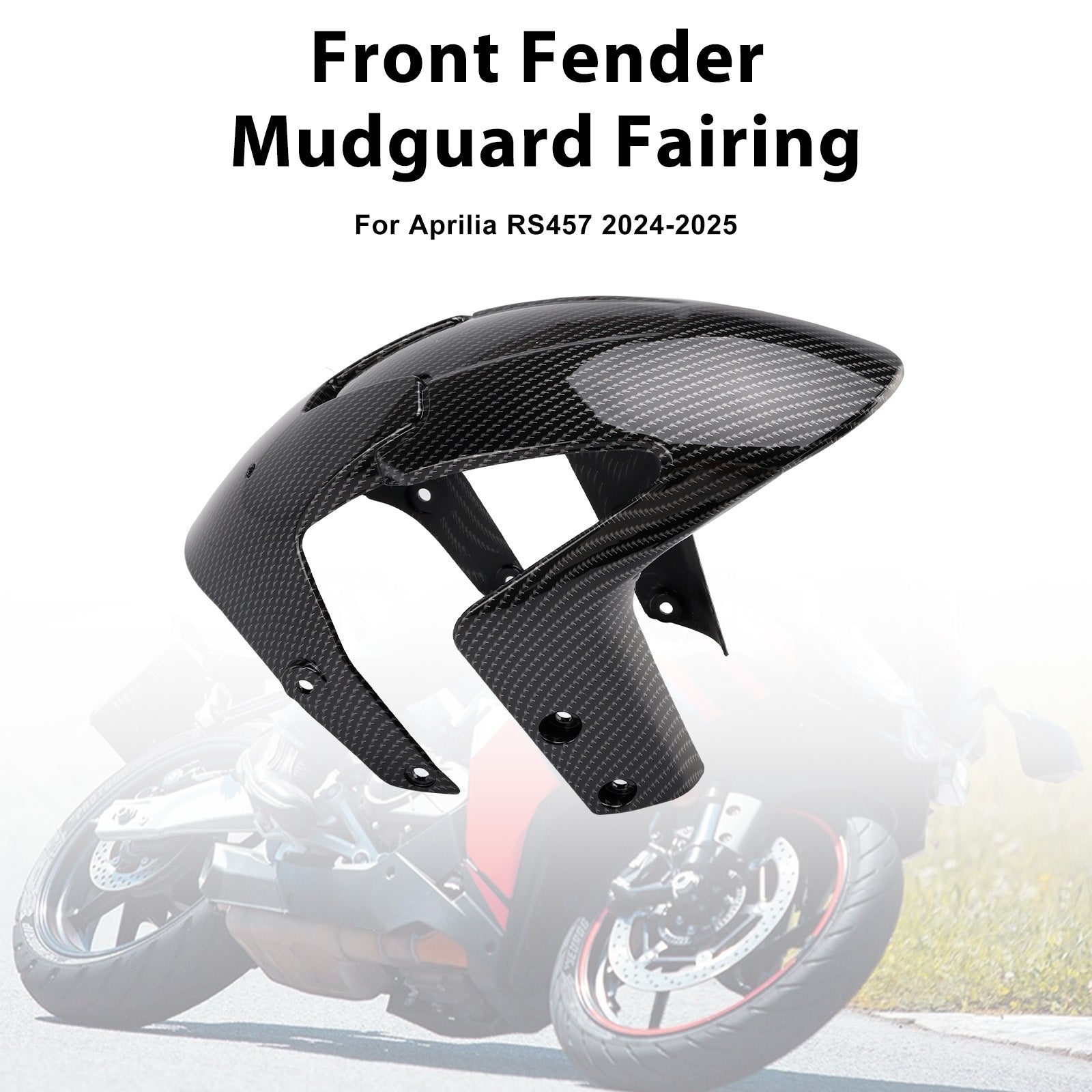 2024-2025 Aprilia RS457 RS 457 Front Fender Mudguard Fairing