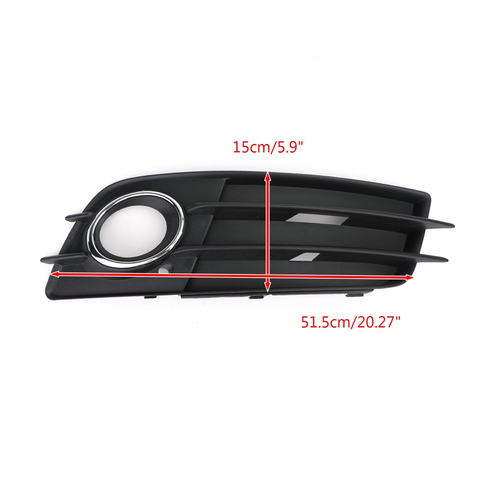 2008-2012 Audi A4 B8 S-Line S4 Pair Car Fog Light Grill Cover Left&Right