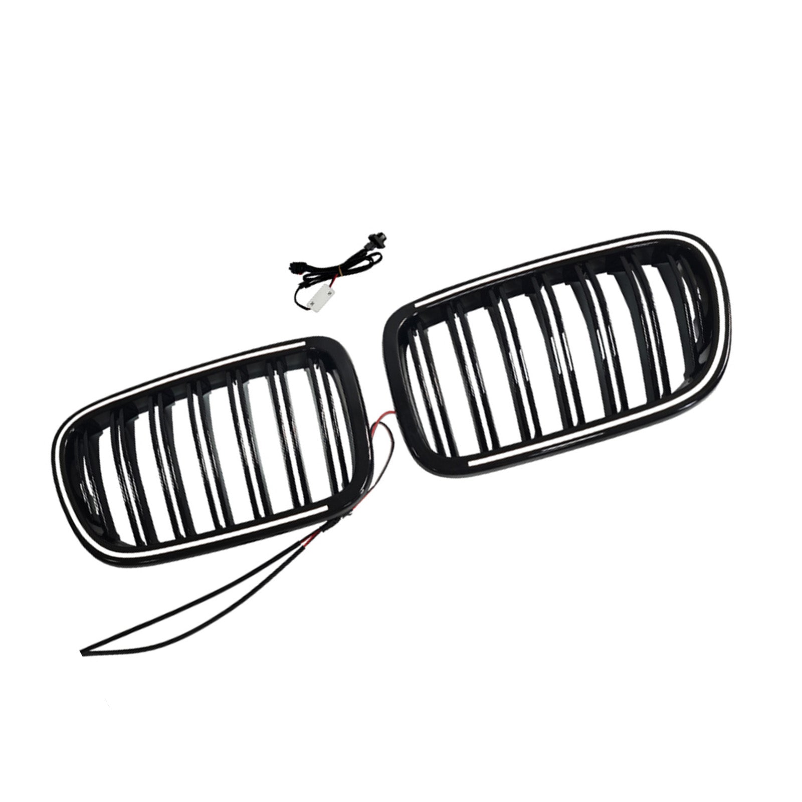 2011-2014 Fit BMW X3 F25 Dual Line Black Front Bumper Kidney Grill Grille