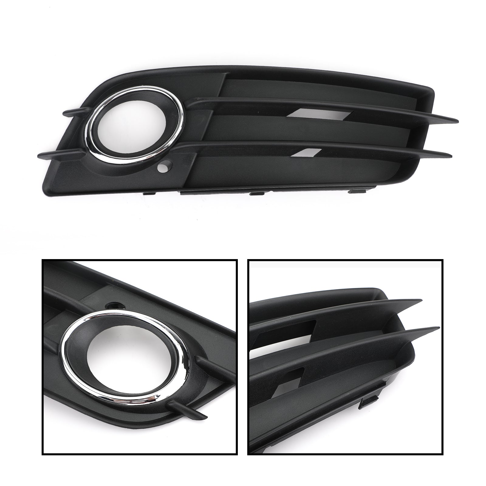 2008-2012 Audi A4 B8 S-Line S4 Pair Car Fog Light Grill Cover Left&Right