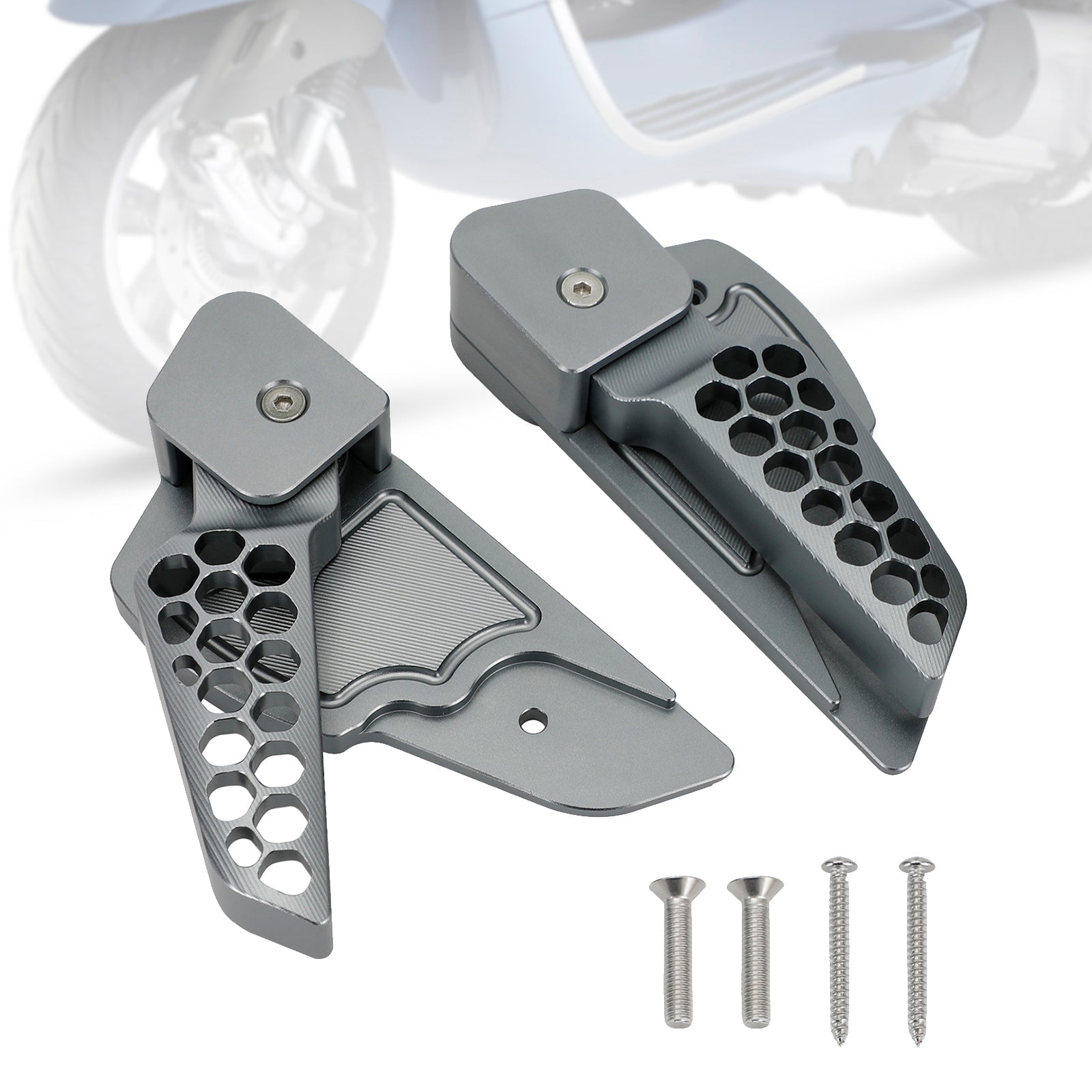 2017-2020 Vespa Primavera/Sprint 125 150 Rear Footrests Foot Peg Fedex Express