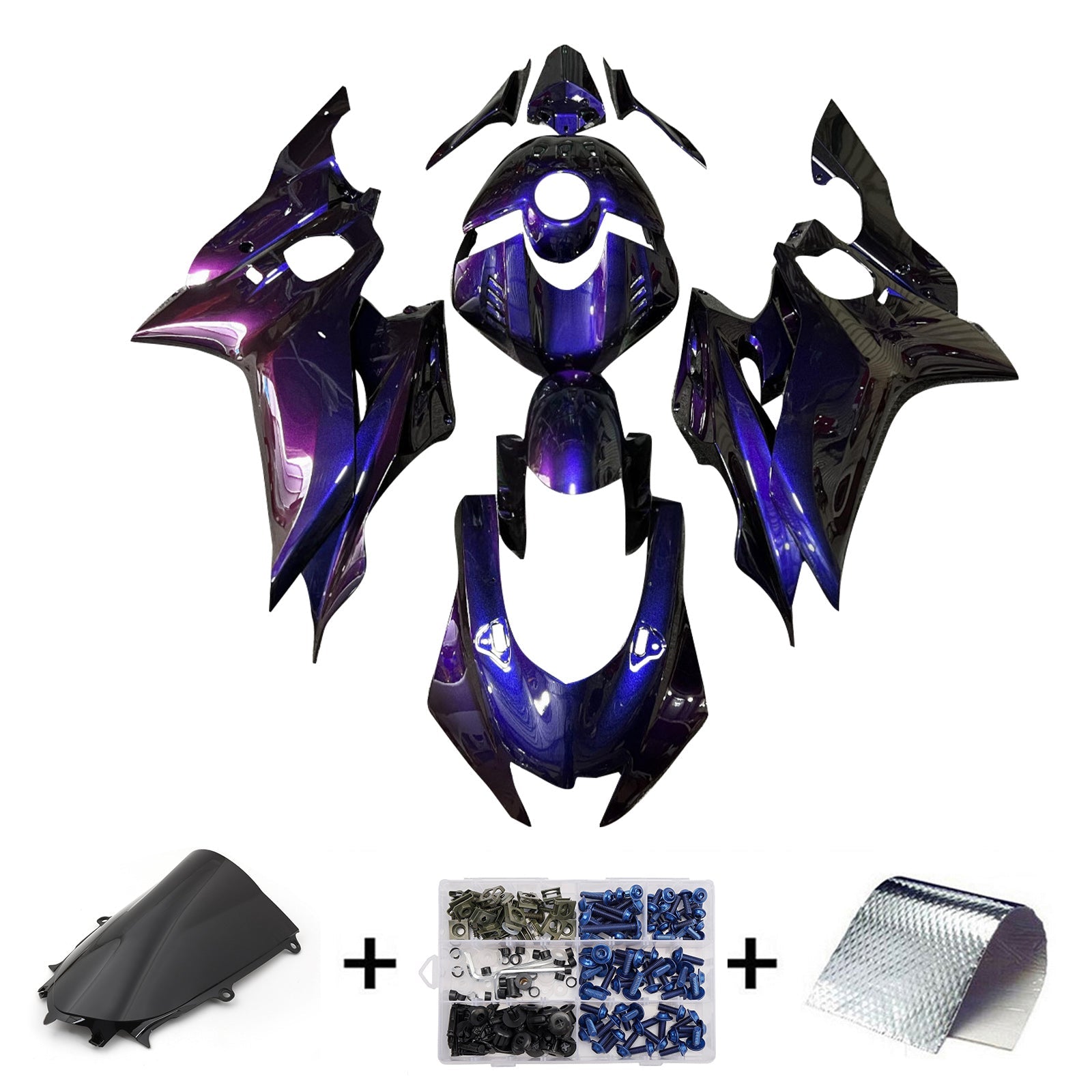 Injection Fairing Kit Bodywork Plastic ABS fit For Yamaha YZF-R6 2017-2023