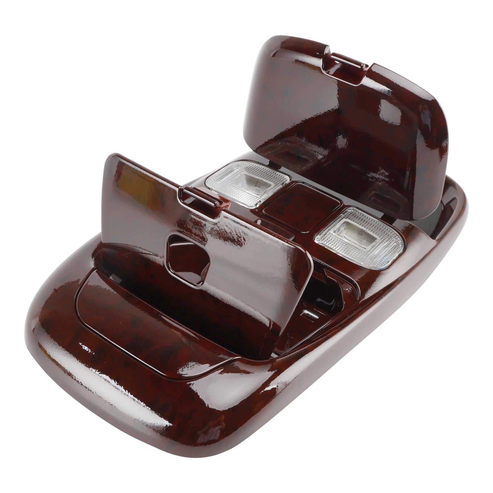 1998-2001 Dodge Ram 1500 Front LED Overhead Console Peach wood SN94TL2AA 5013618AA