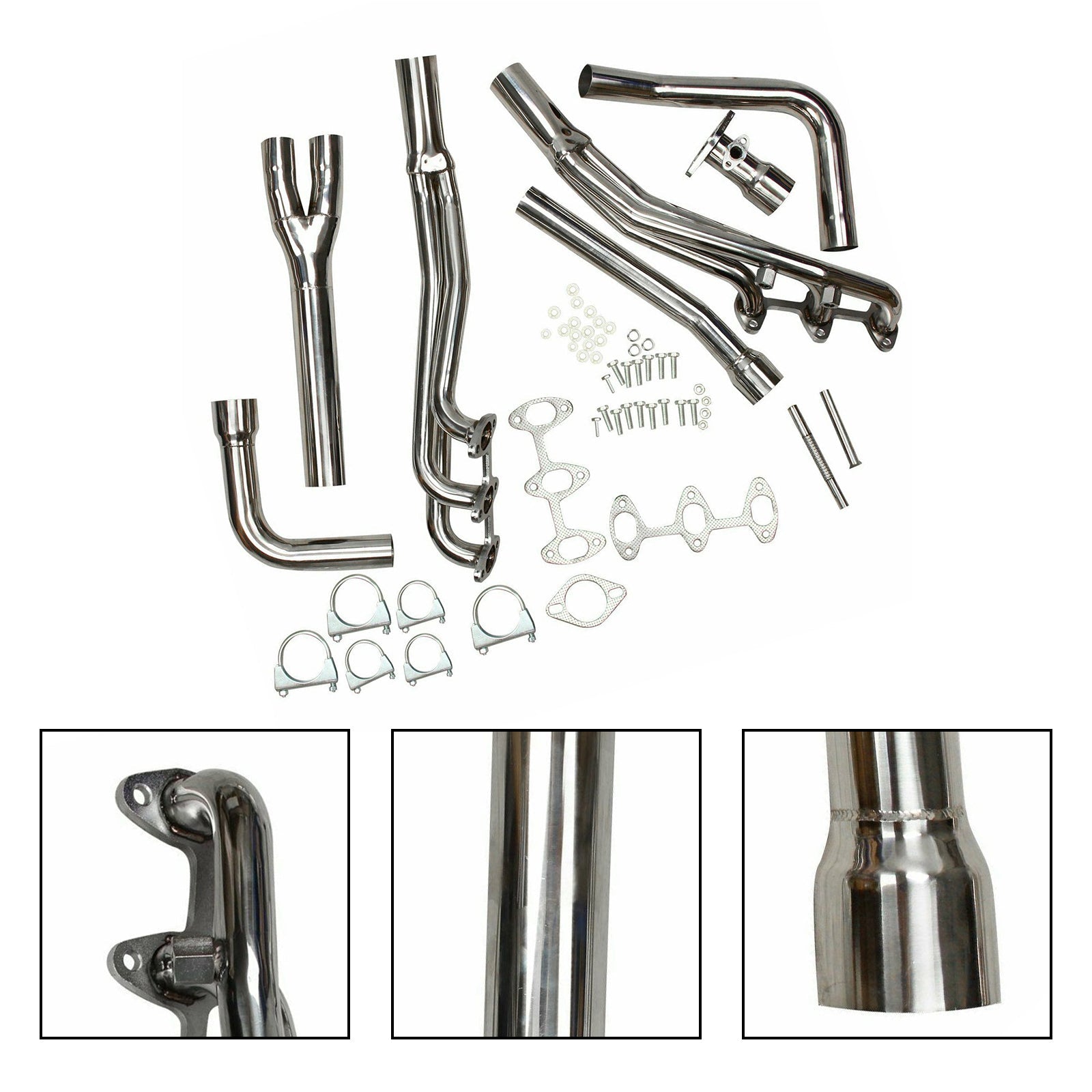 Stainless Exhaust Manifold Headers Fit Toyota 4Runner Pickup 1988-1995 3.0L V6