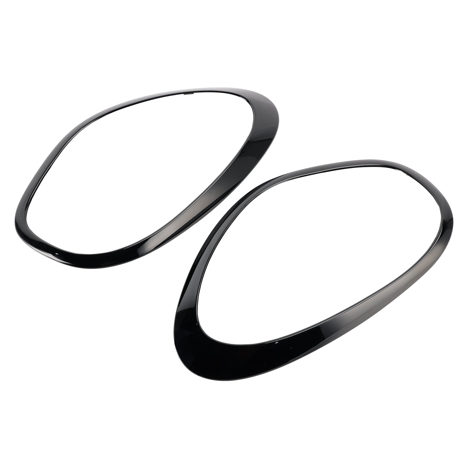 2pcs Gloss Black Headlights Ornamental Ring For Mini Cooper Countryman R60