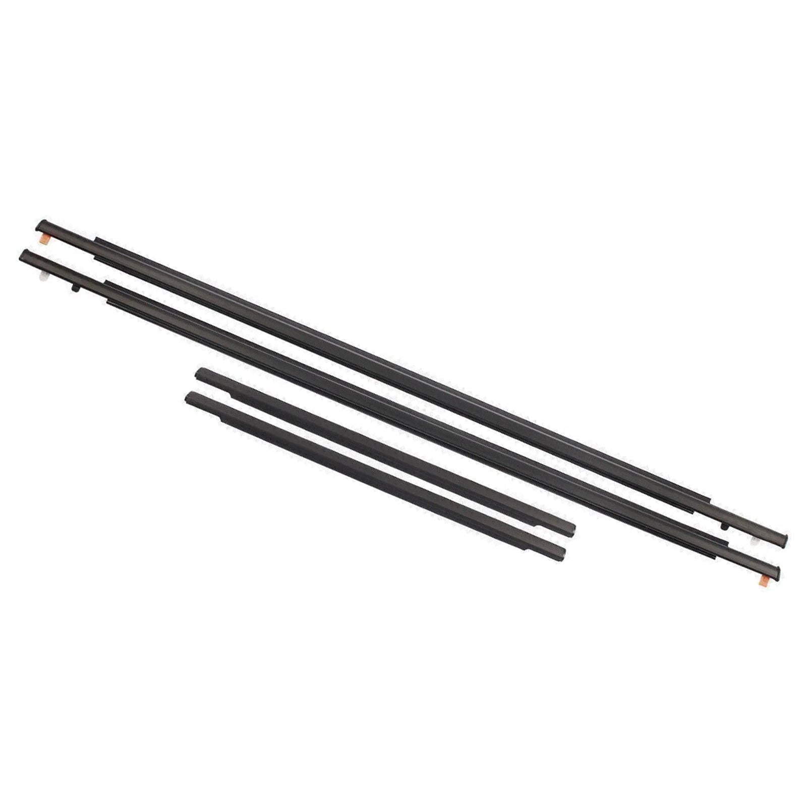 2007-2014 Toyota FJ Cruiser 4PCS Window Moulding Trim Seal Belt Weatherstrip