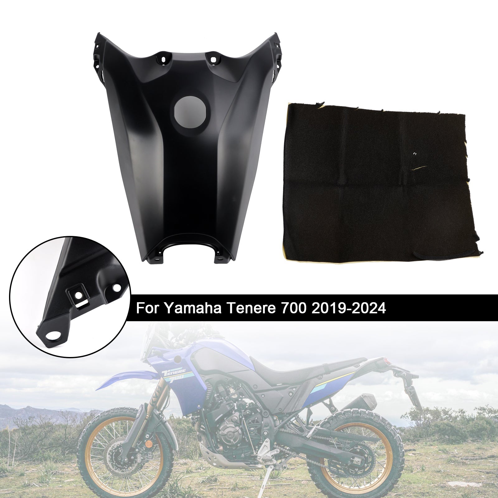 2019-2024 Yamaha Tenere 700 Gas Tank Cover Guard Fairing Protector