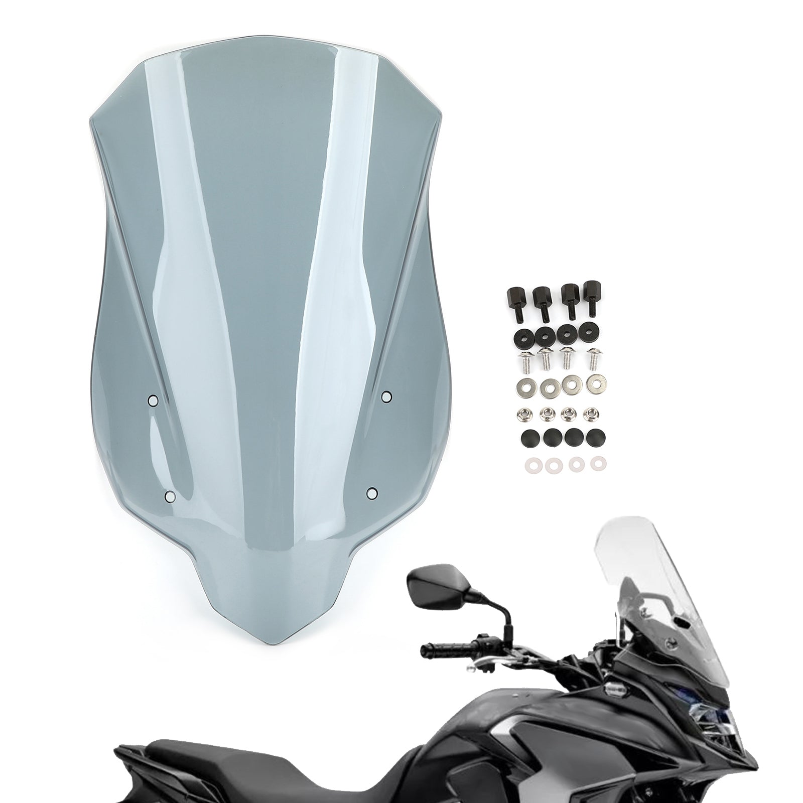 2013-2023 Honda CB500X 1X ABS Plastic Motorcycle Windshield Windscreen