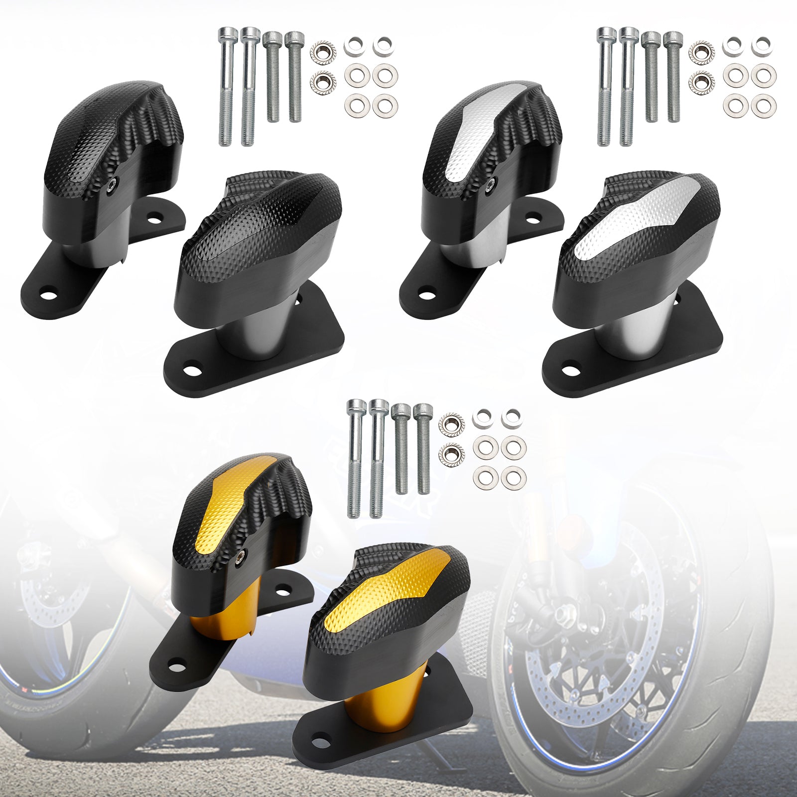 2017-2023 Suzuki Gsxr1000 Gsxr 1000 Cnc Anti-Crash Frame Sliders Protector