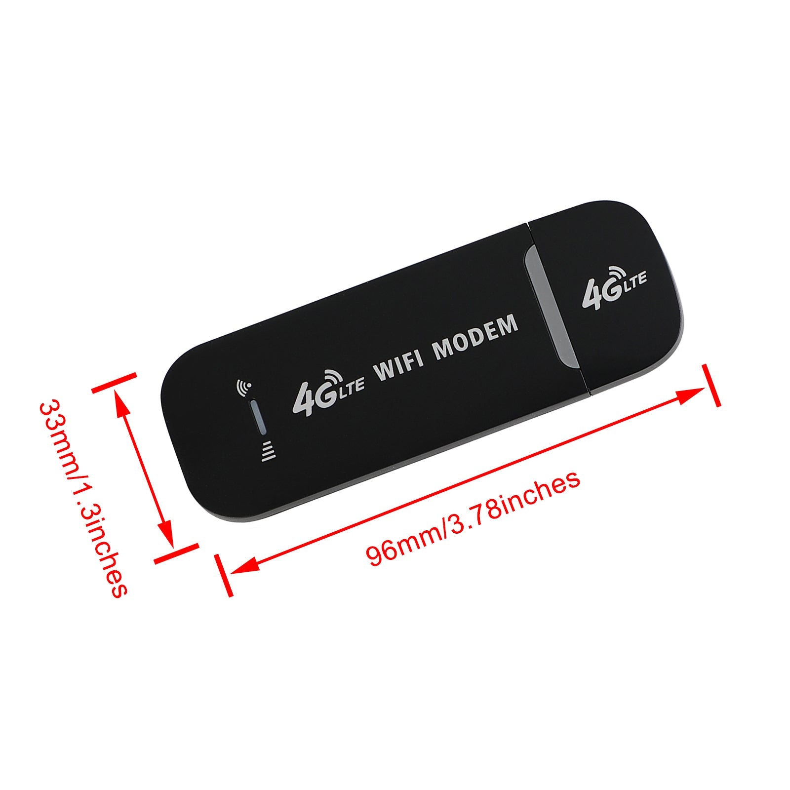 Unlocked USB 4G Dongle LTE WIFI Wireless Router Mobile Broadband Modem Black