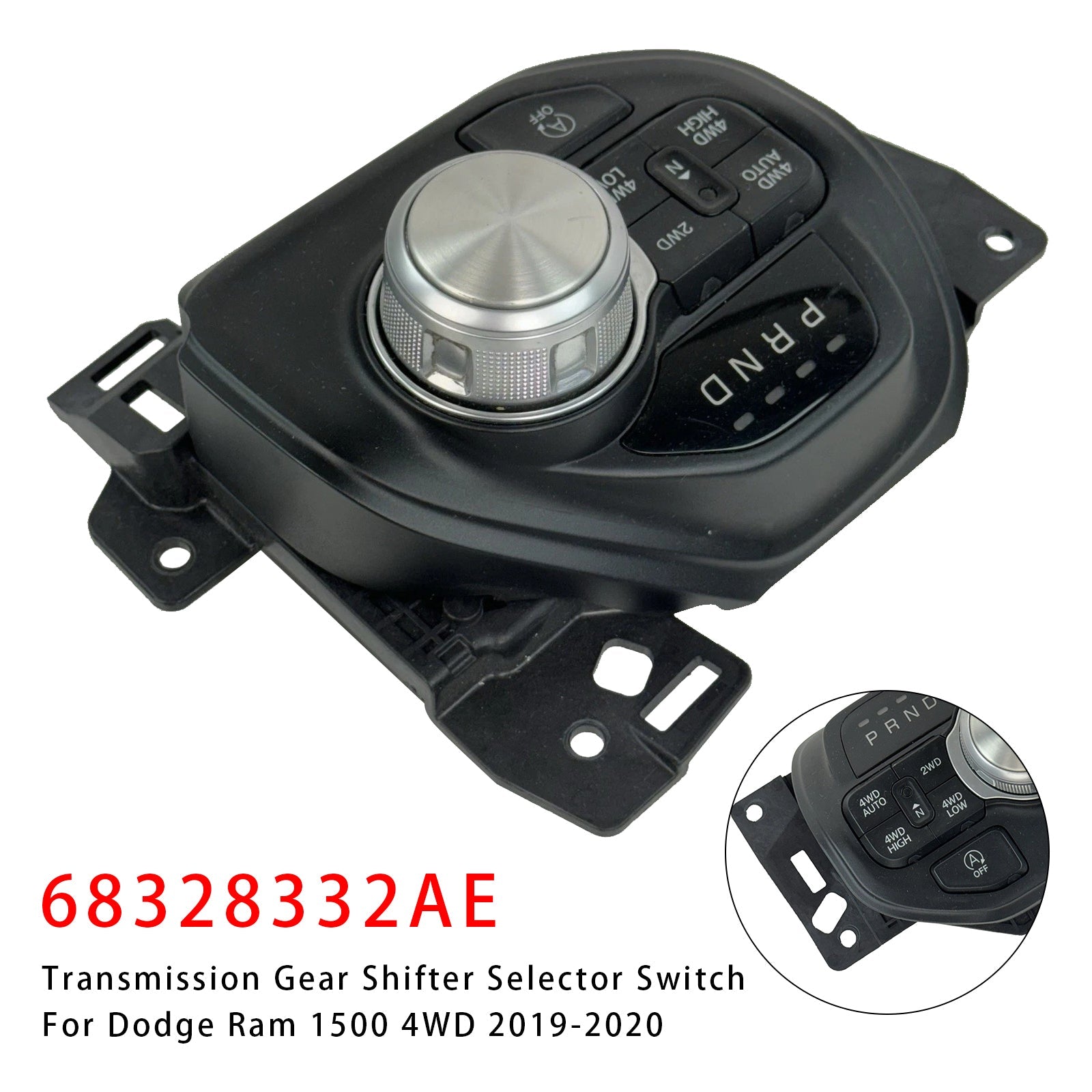2019-2020 Dodge Ram 1500 4WD Transmission Gear Shifter Selector Switch 68328326AD
