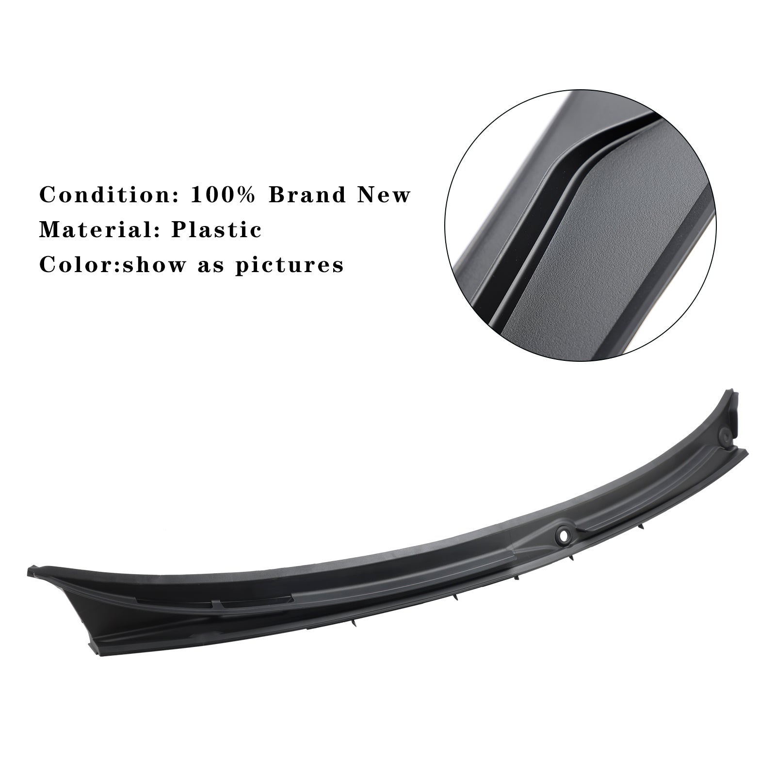 2001-2006 BMW 3 SERIES E46 COUPE Windshield Wiper Cover Vent Cowl Grille Panel 51718232894