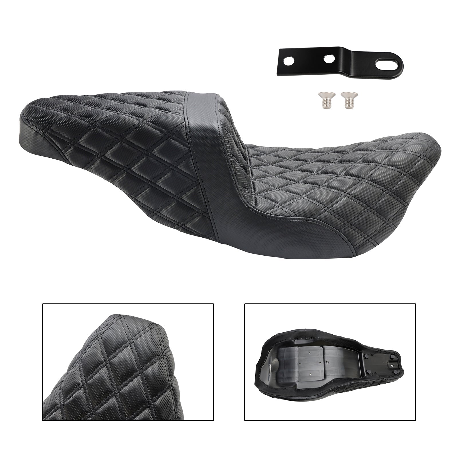 2011 CVO Street Glide FLHXSE2 Replace Front Rear Driver Passenger Seat Black