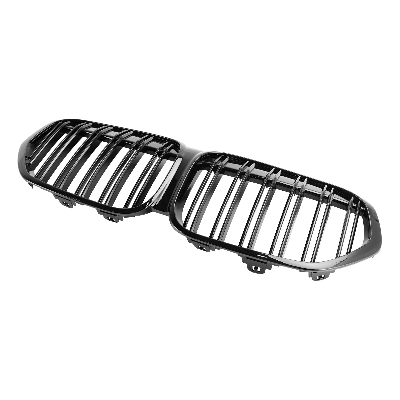 2019 2020 2021 BMW X1 F48 F49 Dual Slat Gloss Black Front Kidney Grille Grill