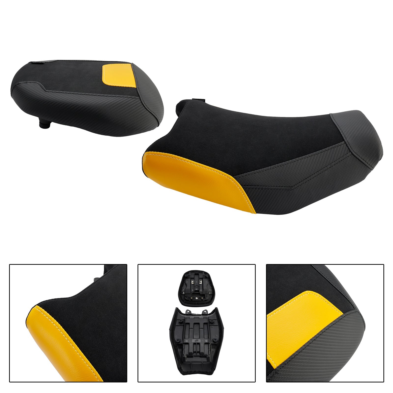 2024-2025 For Suzuki V-Strom250Sx Lower Front W/ Rear Seat Driver Pillion Yellow