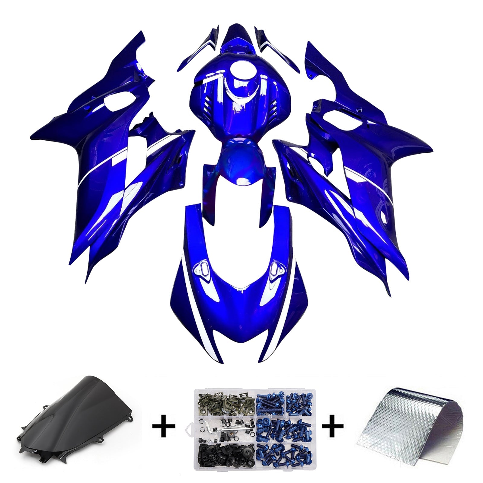 Injection Fairing Kit Bodywork Plastic ABS fit For Yamaha YZF-R6 2017-2023