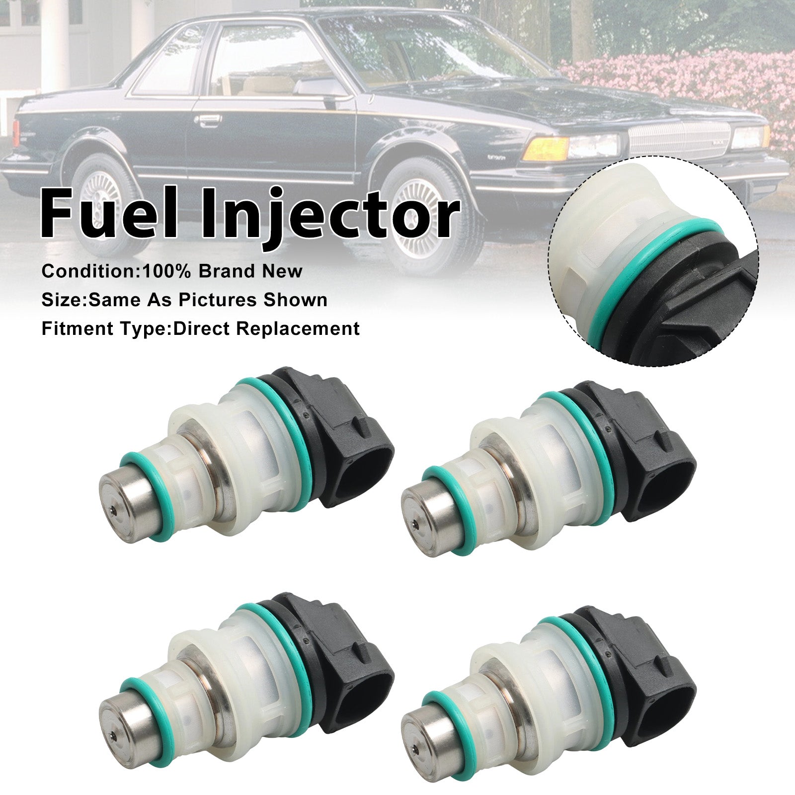 4Pcs Fuel Injector For Chevrolet S10 87-91 For GMC S15 1987-1990 17111814