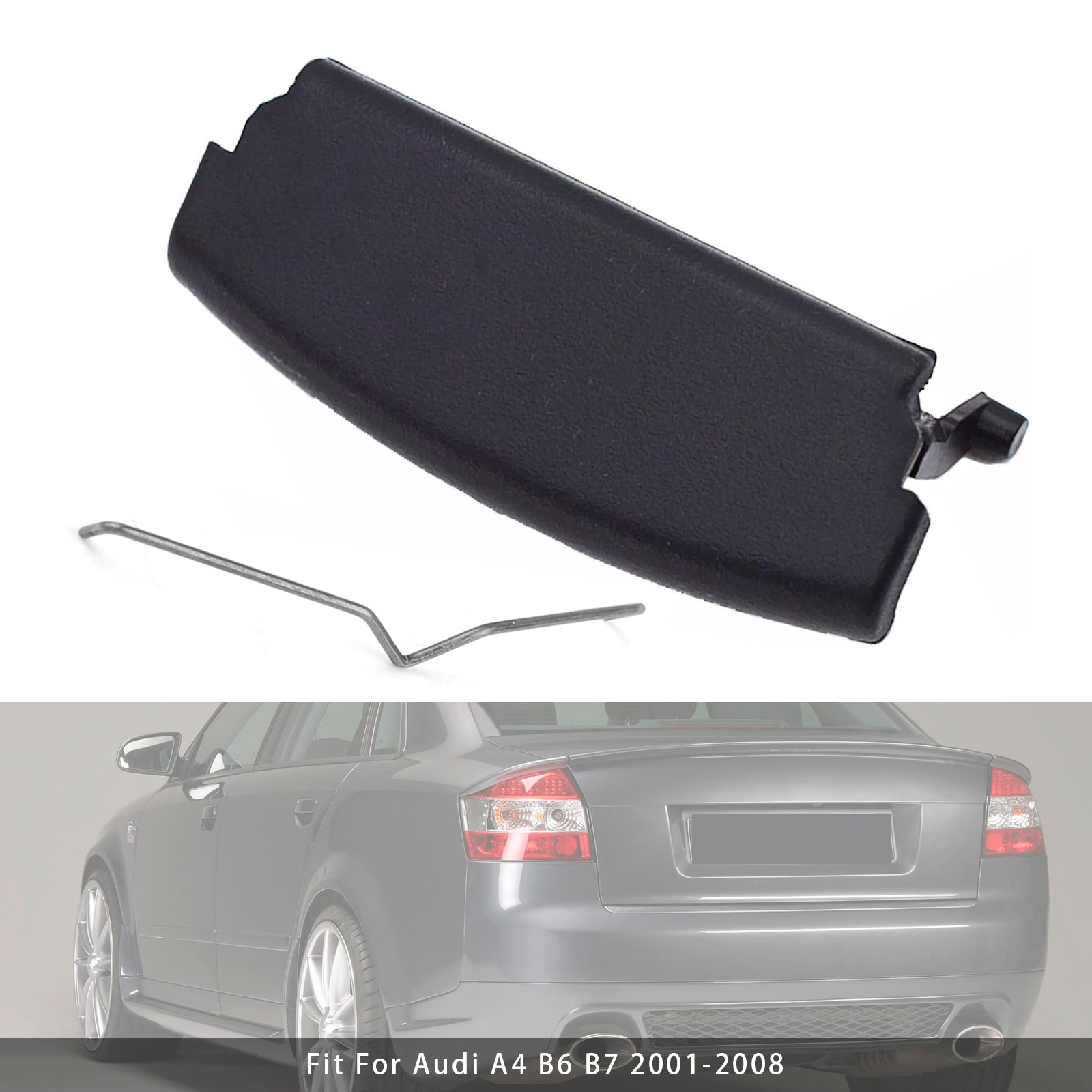 2001-2008 Audi A4 B6 B7 Black Console Center Armrest Lid Latch 8E0864245E