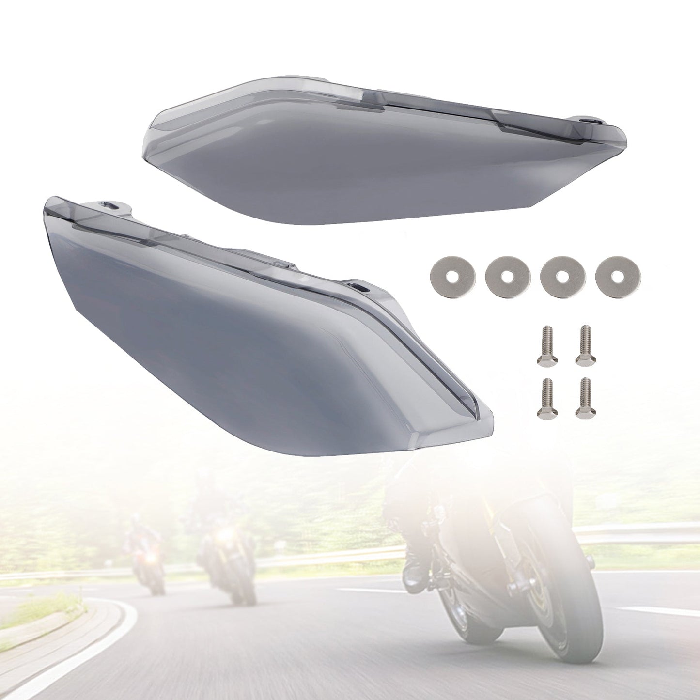 09-16 Touring and Trike models Mid-Frame Air Heat Deflector Trim Shield fit for