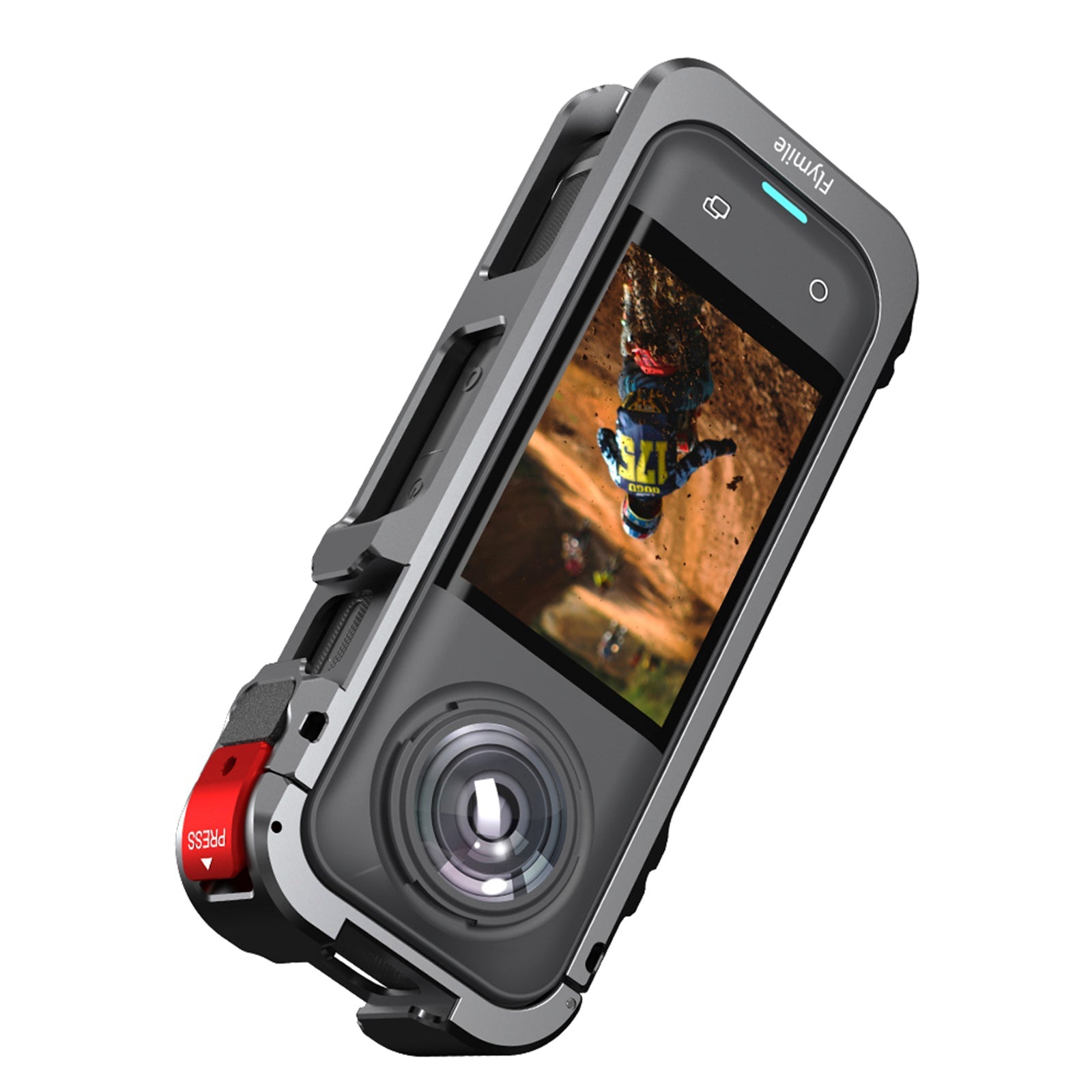 Utility Frame Case Cage for Insta360 X5 Protective Case Silicone Lens Cap Guard