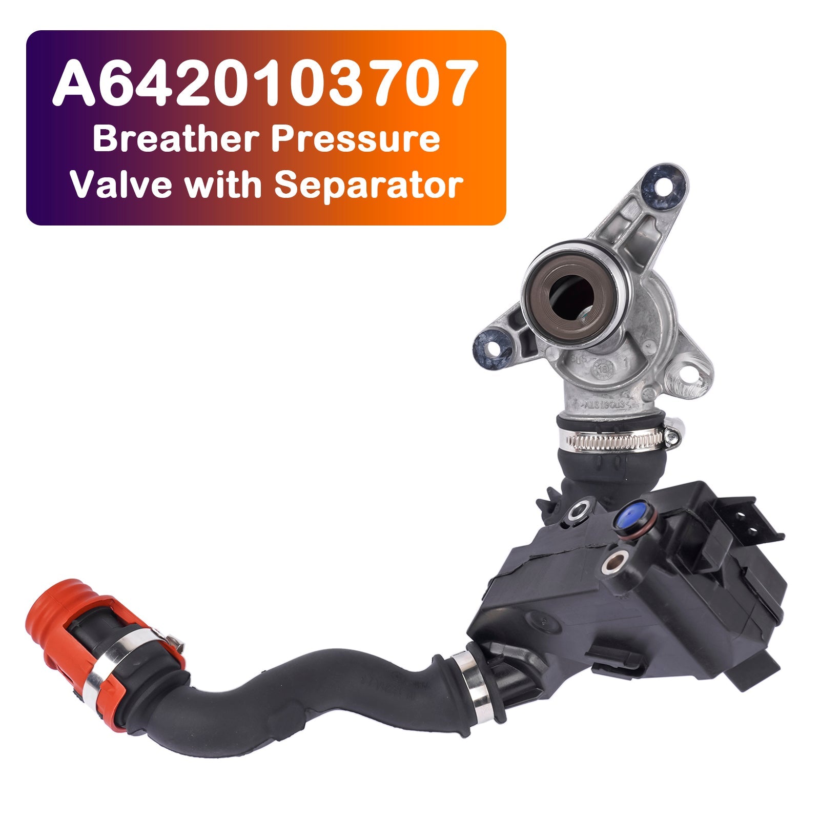 2013-2017 Mercedes-Benz S-Class Diesel Saloon S 350 Breather Pressure Valve with Separator M642 Engine A6420103707
