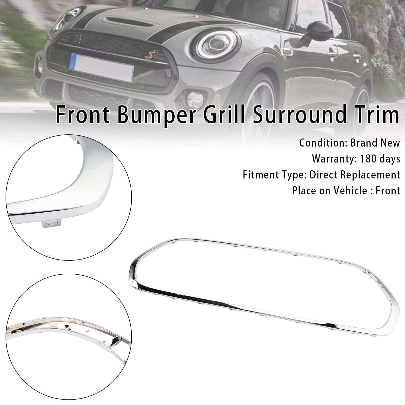 2014-2021 Mini Cooper F55 F56 F57 Front Grille Grill Surround 51137449207