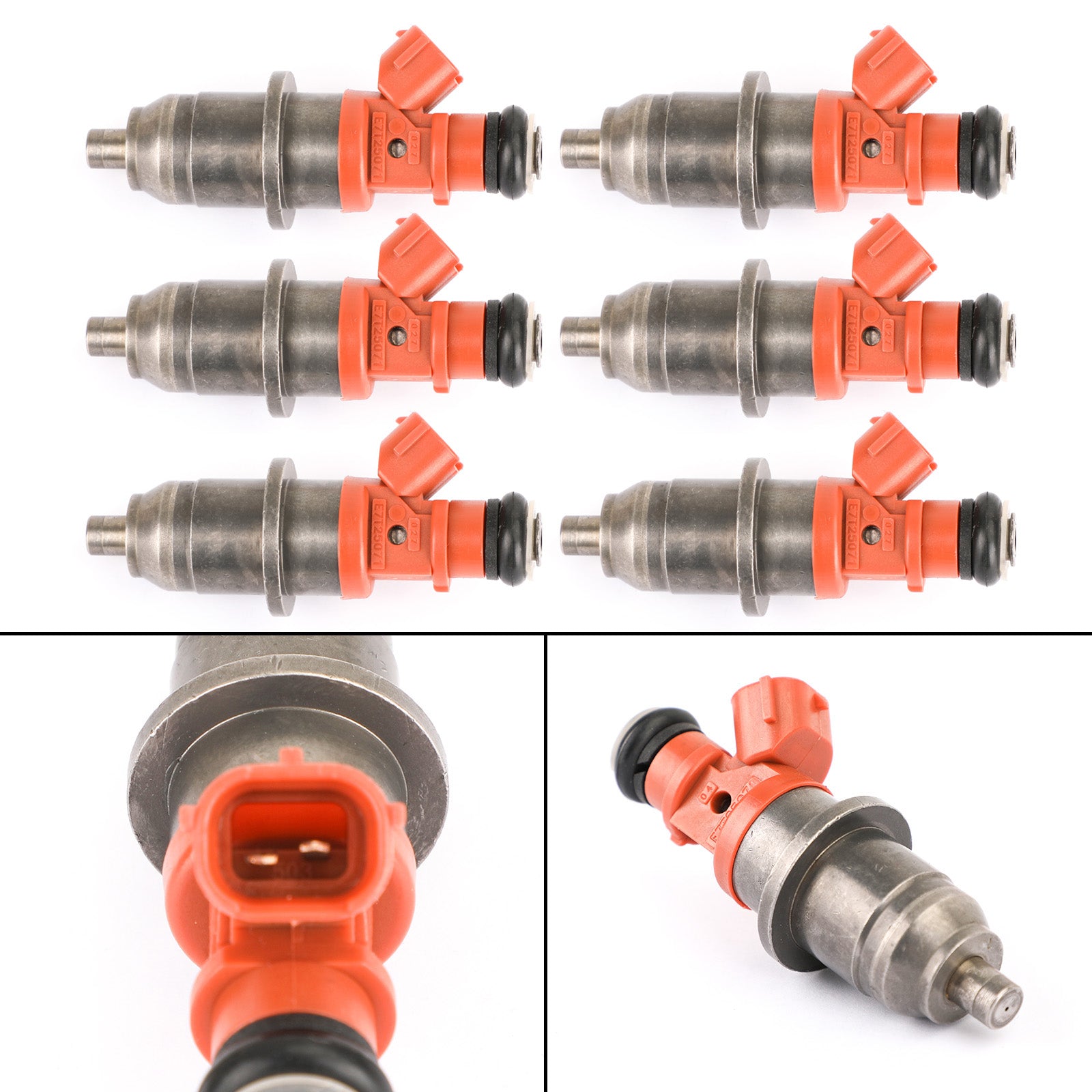 6pcs Fuel Injector 68F-13761-00-00 E7T05071 Fit Yamaha Outboard HPDI 150-200 Generic
