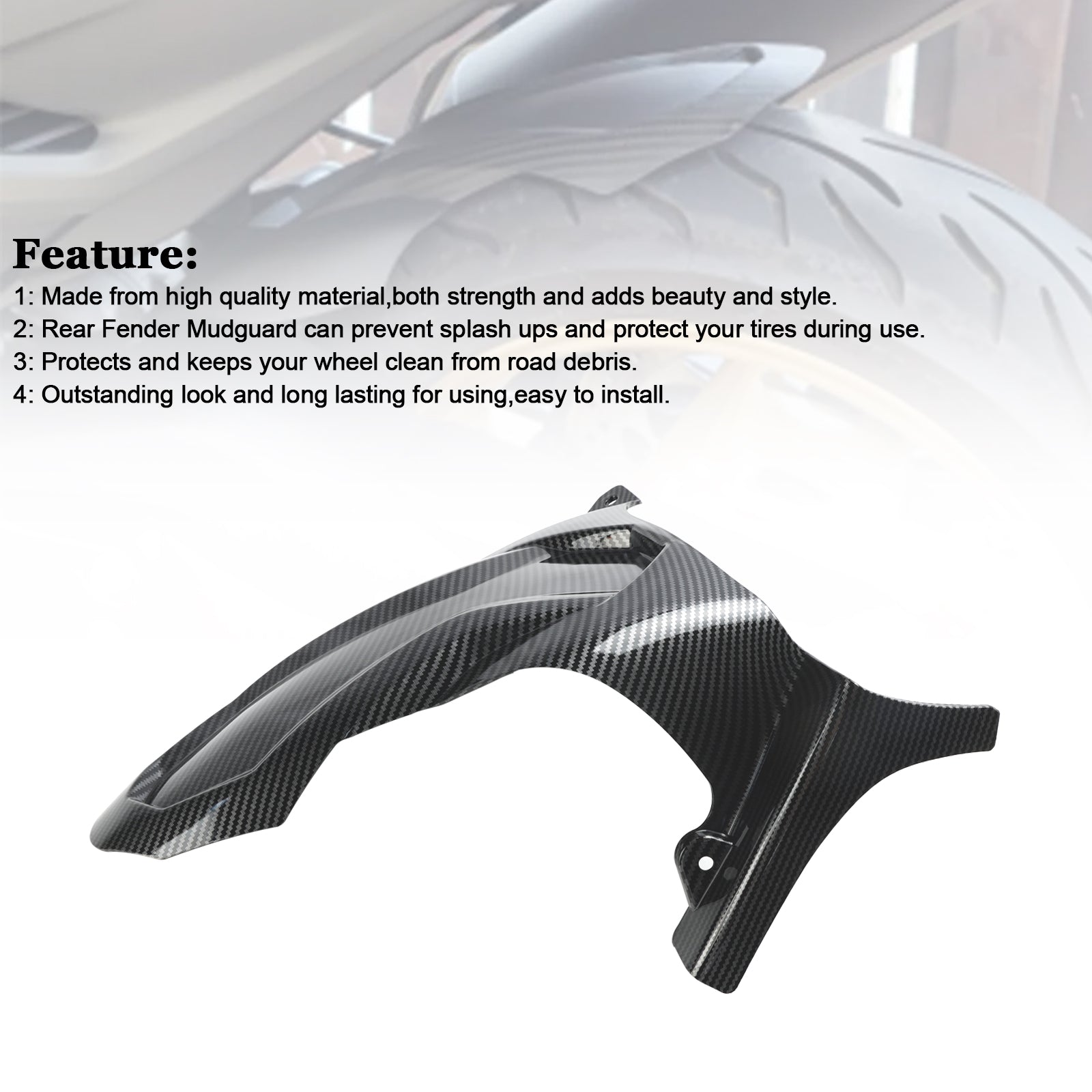 2020-2023 Yamaha T-MAX560 Rear Fender Mudguard Fairing
