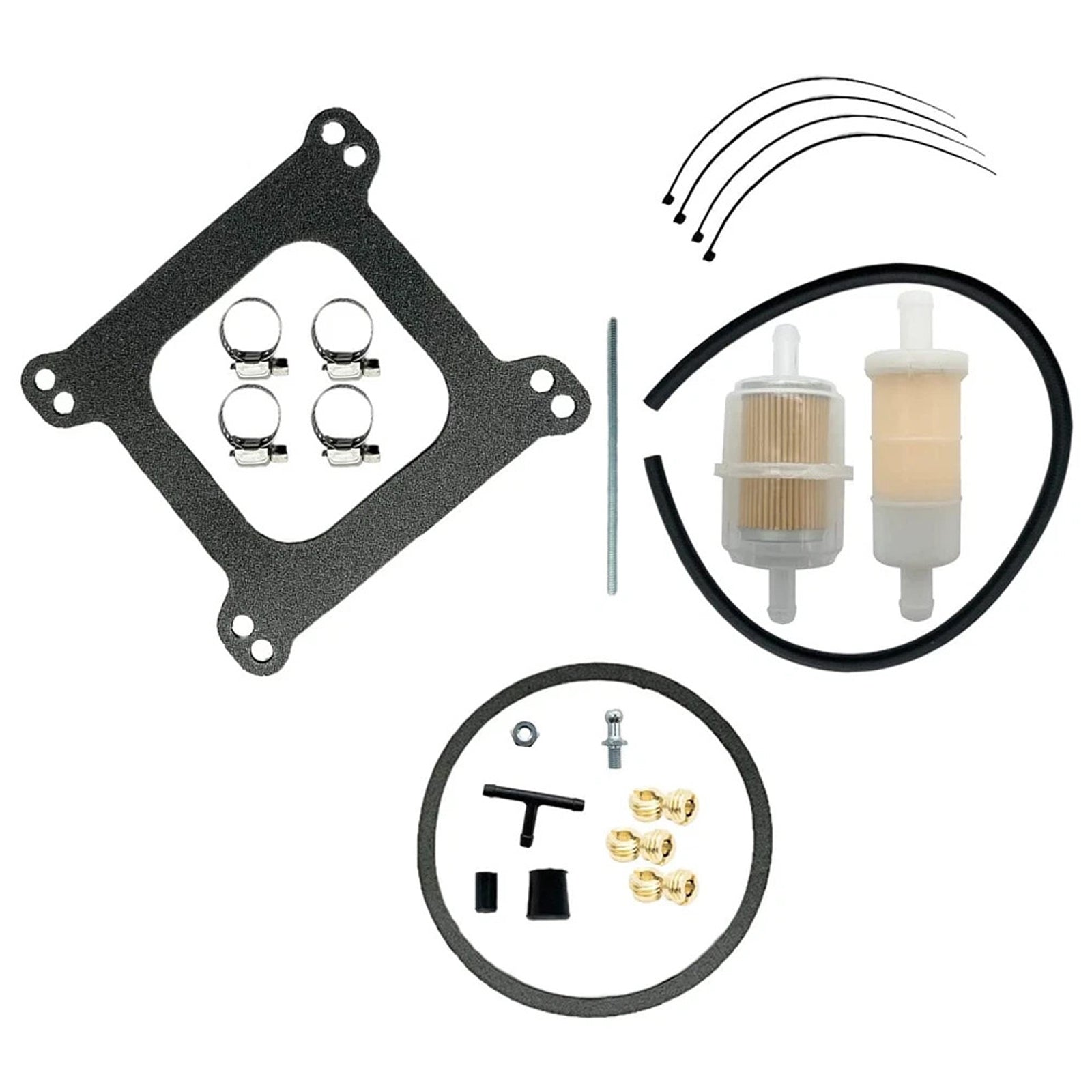 1825 Carburetor 650 CFM 4-Bbl Manual Choke For Thunder Avs 1825 650 CFM