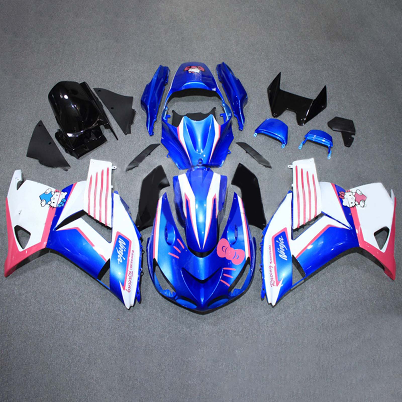 2006-2011 Kawasaki ZX14R Fairing Kit Bodywork Plastic ABS
