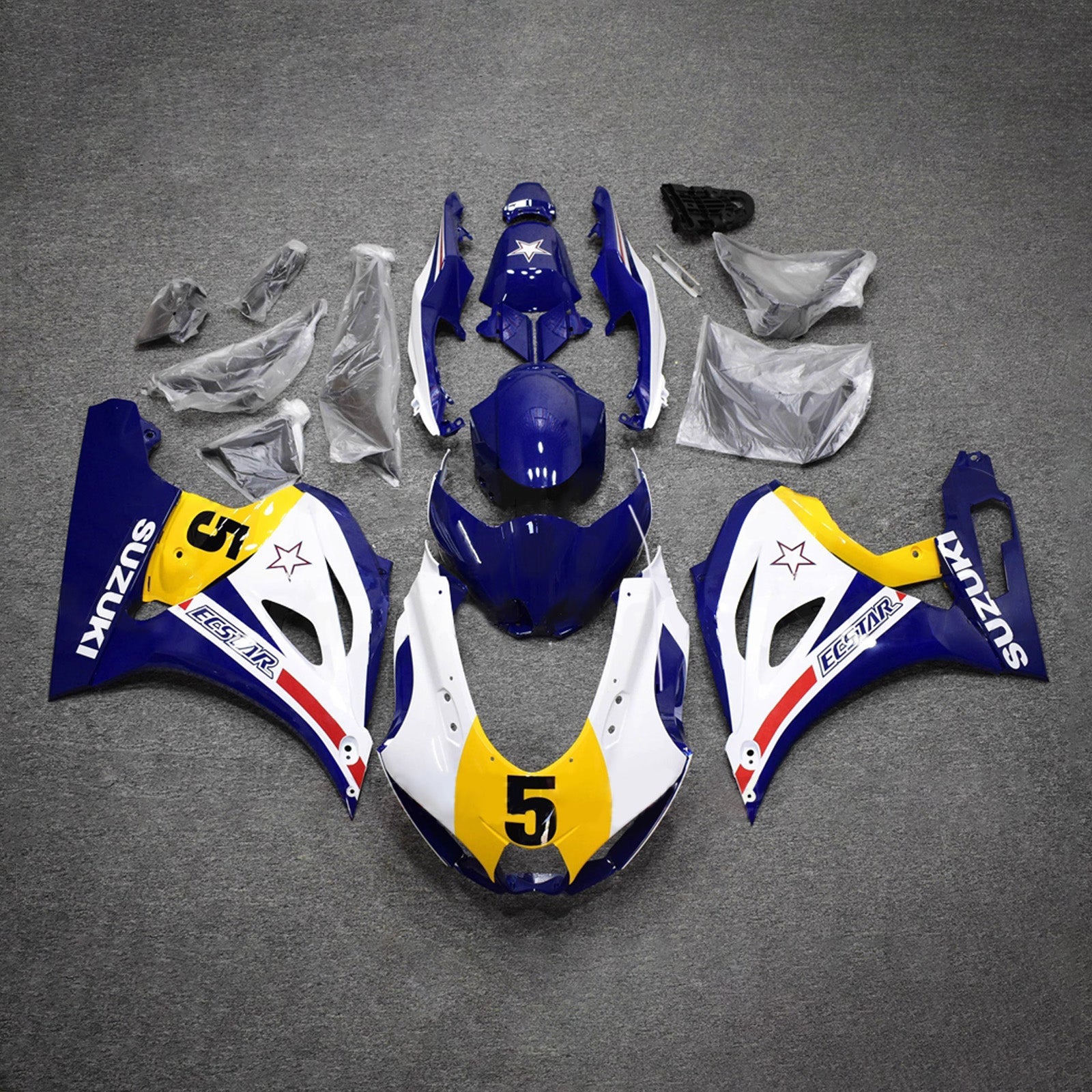 Injection Fairing Kit Bodywork Plastic ABS For Suzuki GSXR1000 2017-2025 K17