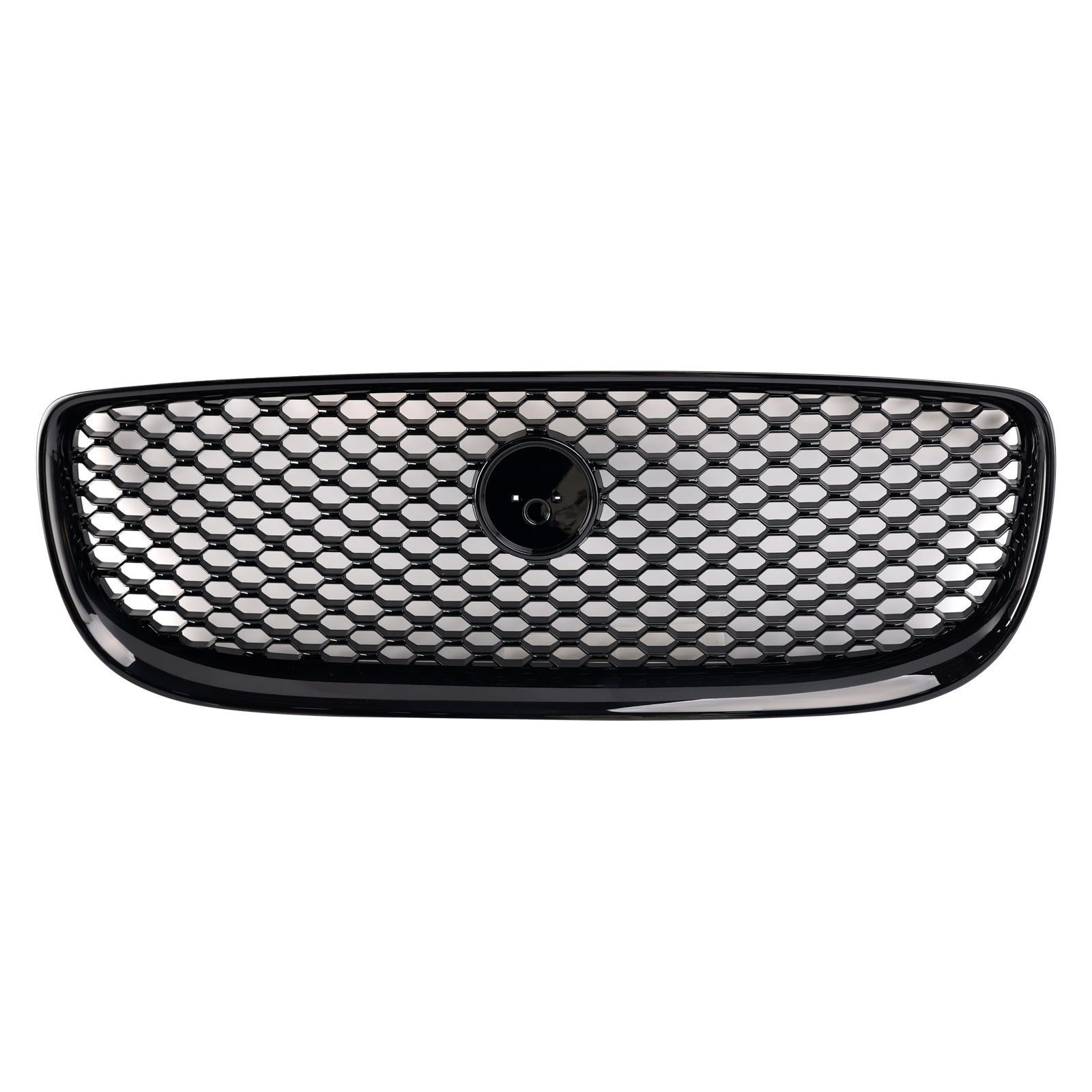 2015-2018 Jaguar XE Pre-Facelift Gloss Black Honeycomb Front Bumper Grille Grill