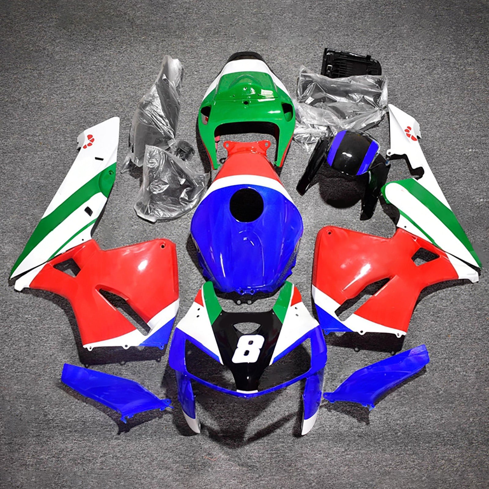 Injection Fairing Kit Bodywork Plastic ABS For Honda CBR600RR 2003-2004 F5