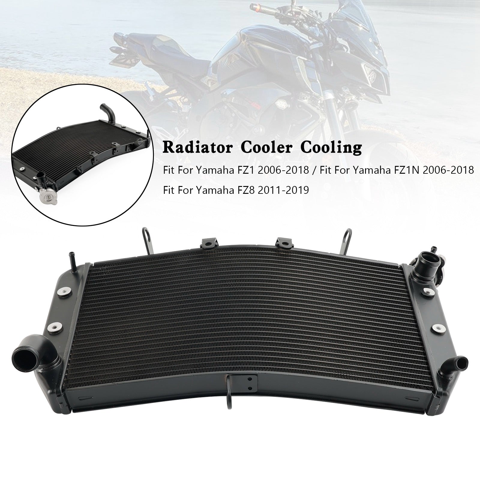 2006-2018 Yamaha FZ1 Aluminum Radiator Cooling Engine Cooler