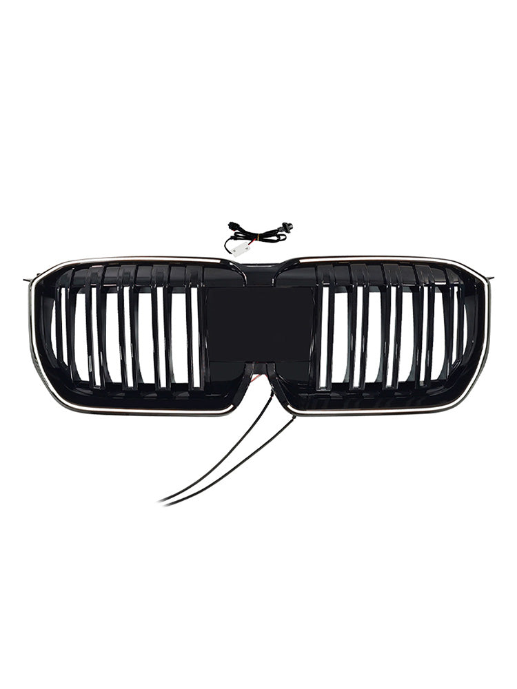 2023-2025 Fit BMW X1 U11 U12 Double Slat Black Front Bumper Kidney Grill Grille