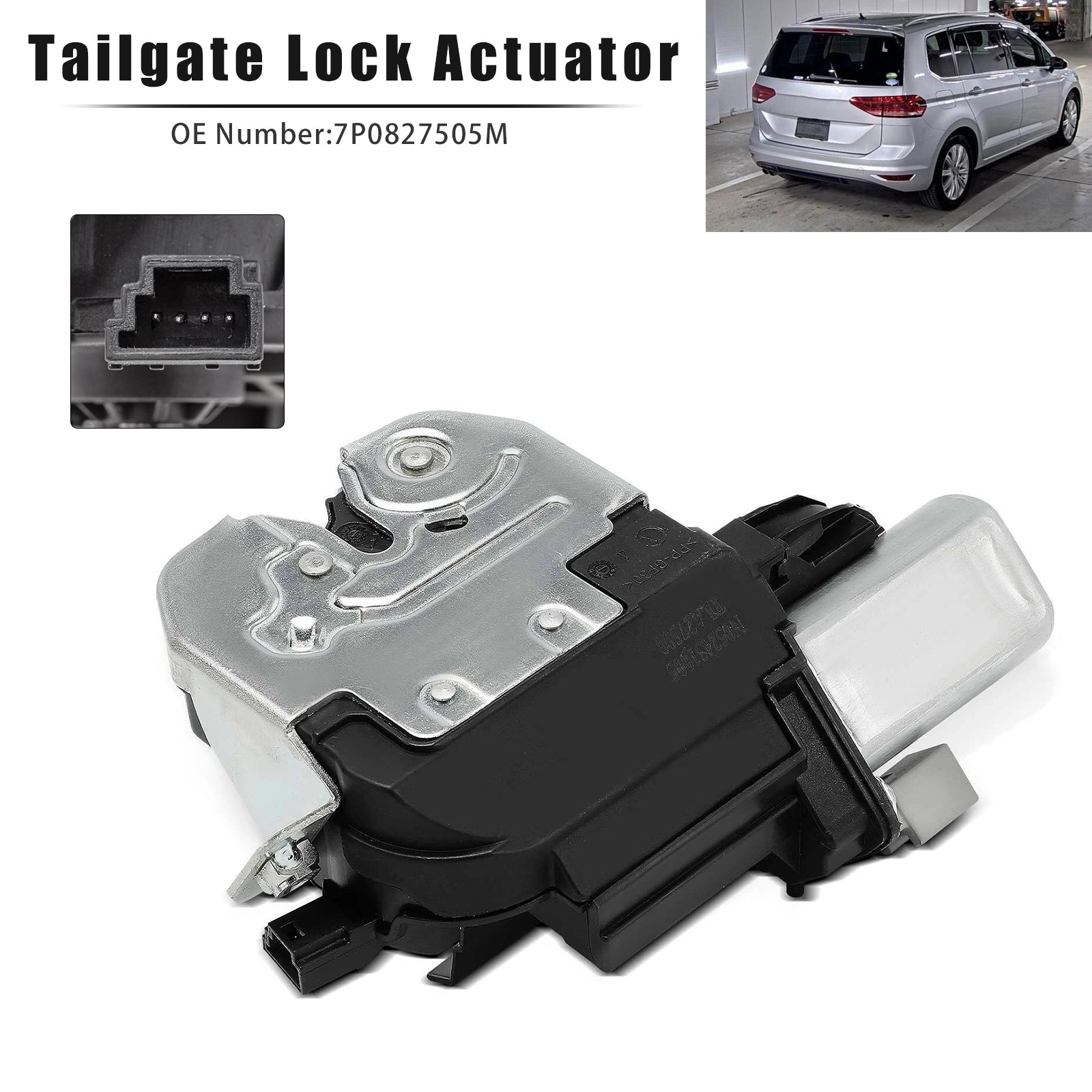 2010-2020 VW Sharan 7N1,7N2 2.0 TDI FWD MPV Tailgate Lock Actuator 7P0827505M