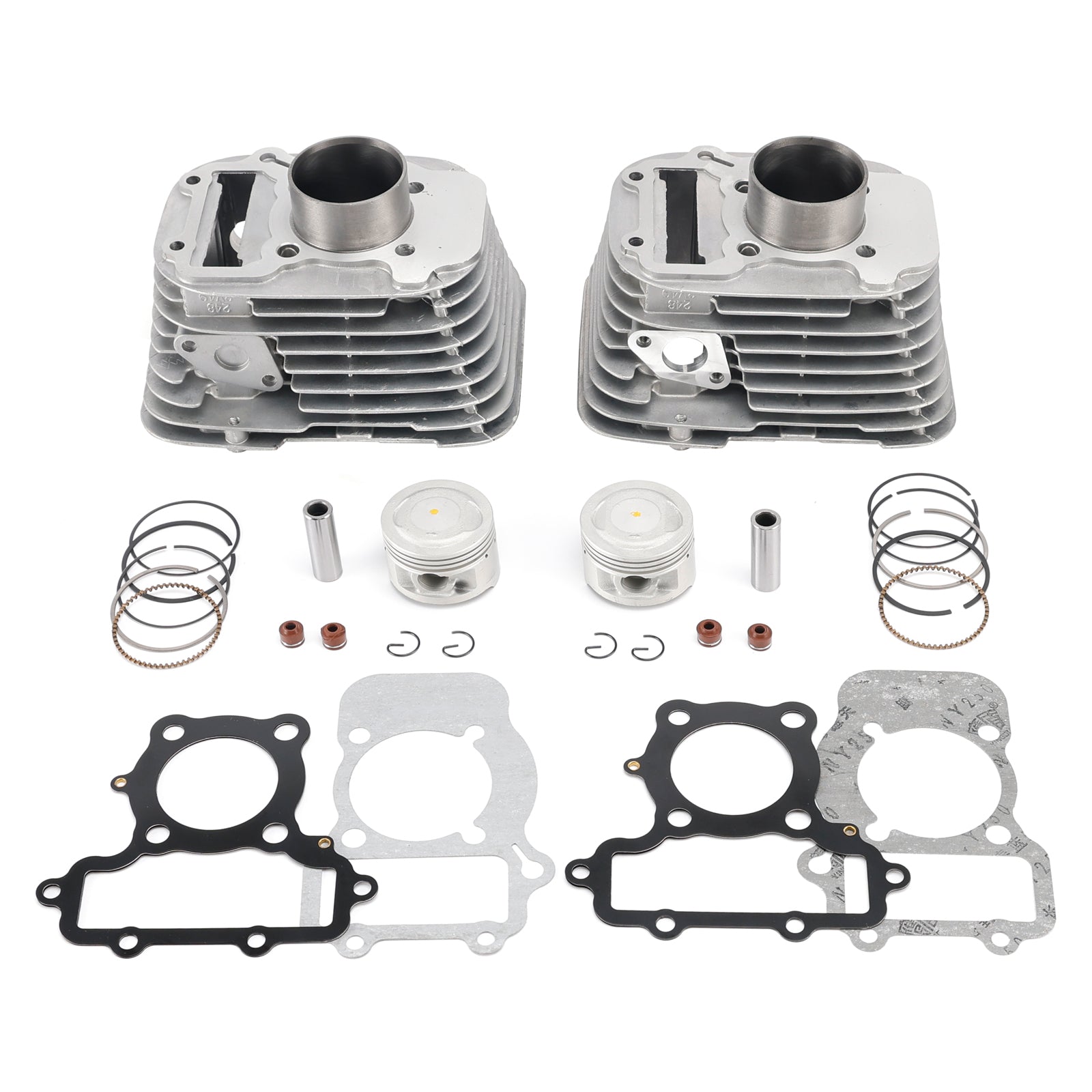 1989-2008 Yamaha XV250 Virago 250 Cylinder Barrel Jug Piston Set 4DN-11310-00 2UJ-11320-01