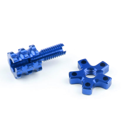 New Motorcycle Cnc Clutch Cable Adjuster Screw 8mm Thread Motorbike Blue