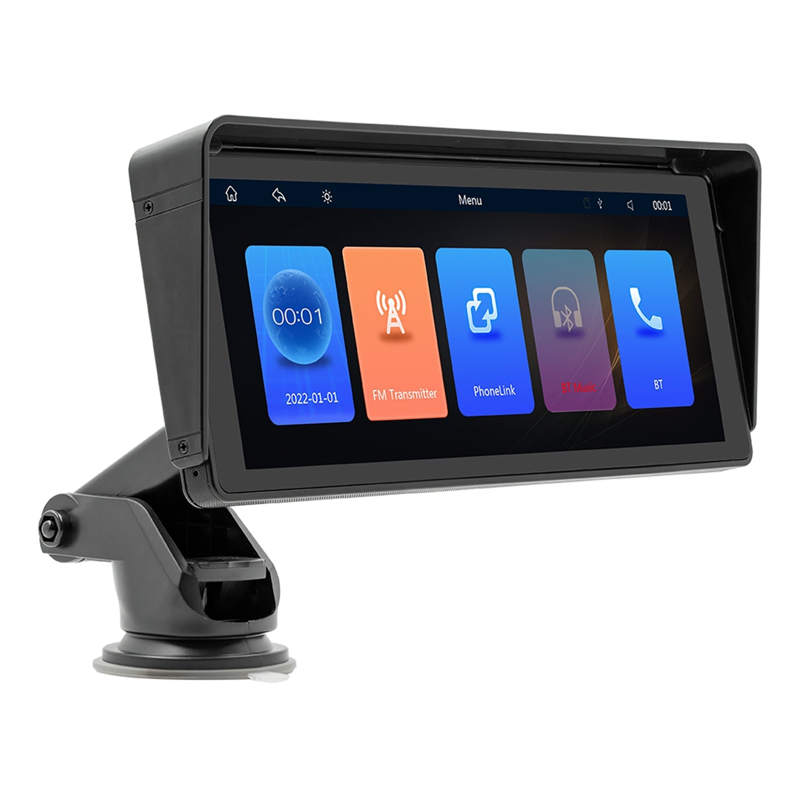 10.77" Car MP5 Player Bluetooth Car FM Transmitter Wireless Carplay 4 LED Camera