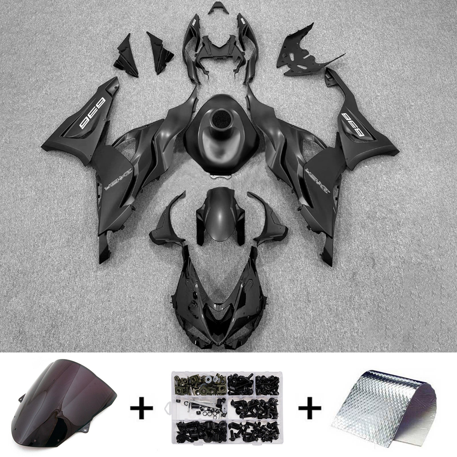 Injection Fairing Kit Bodywork Plastic ABS fit For Kawasaki ZX-6R 2024-2025