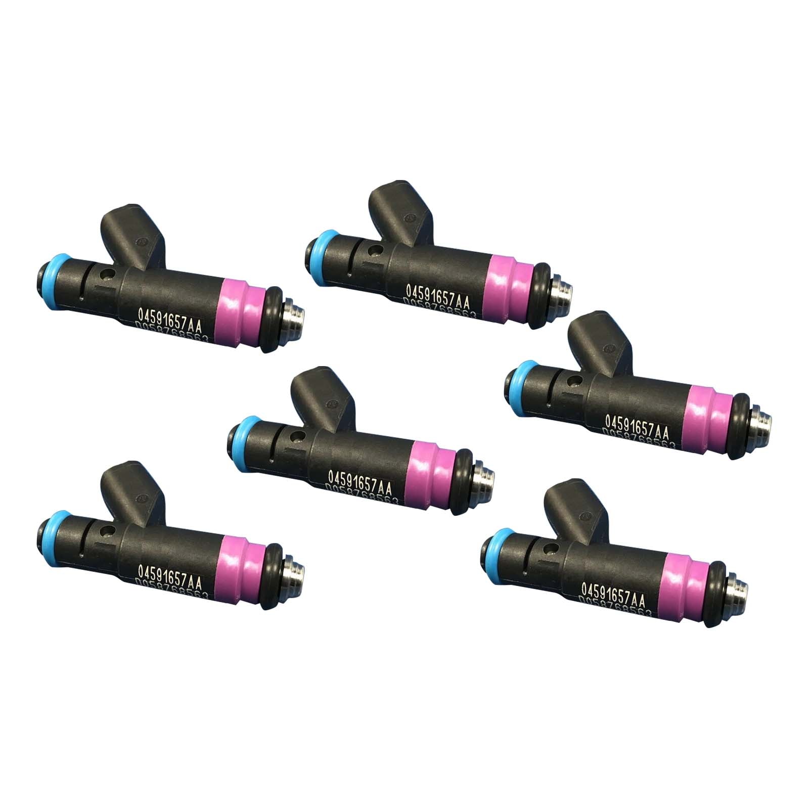 6Pcs Fuel Injector For Chrysler Concorde Intrepid 2.7L V6 2000 04591657AA