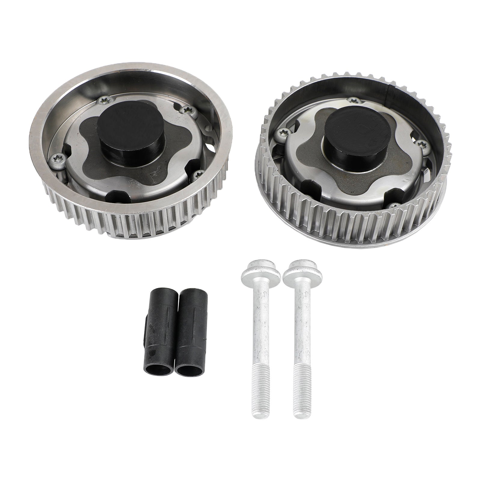 2009-2011 Chevrolet Aveo 5 1.6L 1598cc 98cu. IN. L4 DOHC 2pc Intake & Exhaust Camshaft Adjusters 55567049