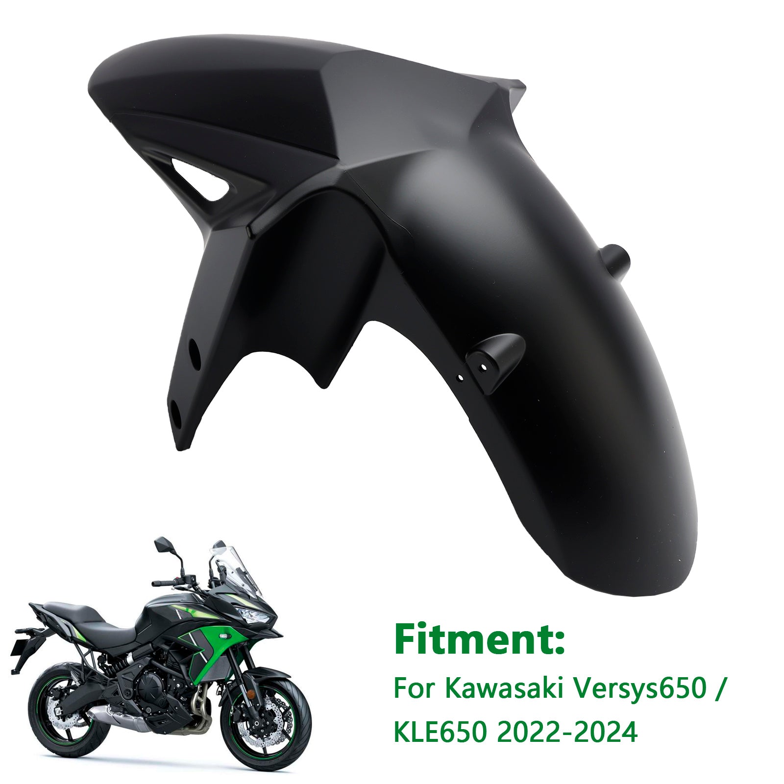 2022-2024 Kawasaki Versys 650 KLE650 Front Fender Mudguard Fairing