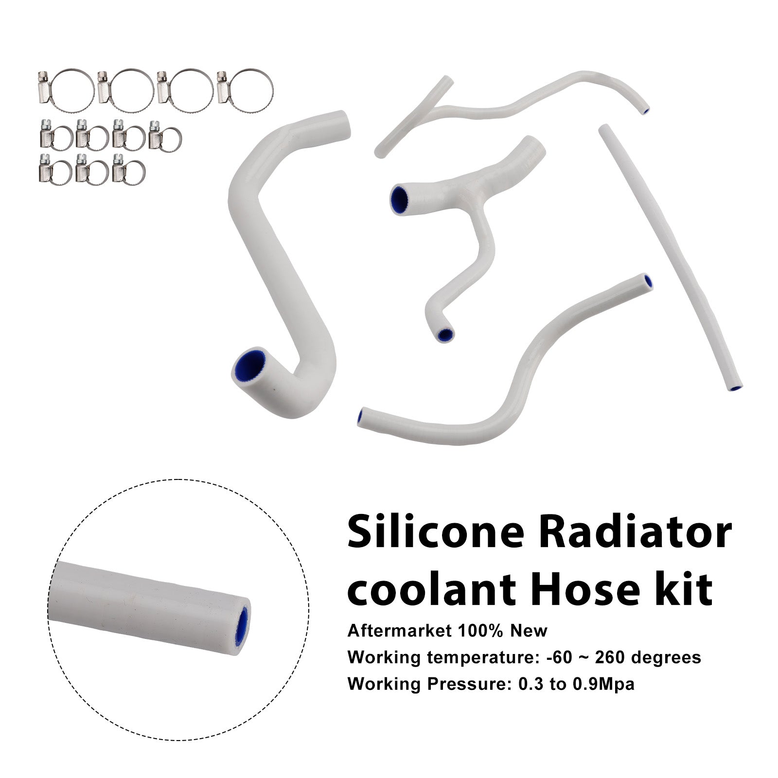 2022-2025 Aprilia Tuareg 660 Silicone Radiator coolant Hose