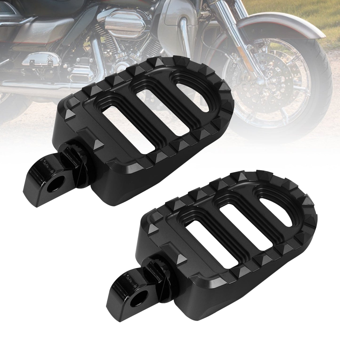 Dyna Sportster 883 Electra Glide Road Glide Front Footrests Foot Peg