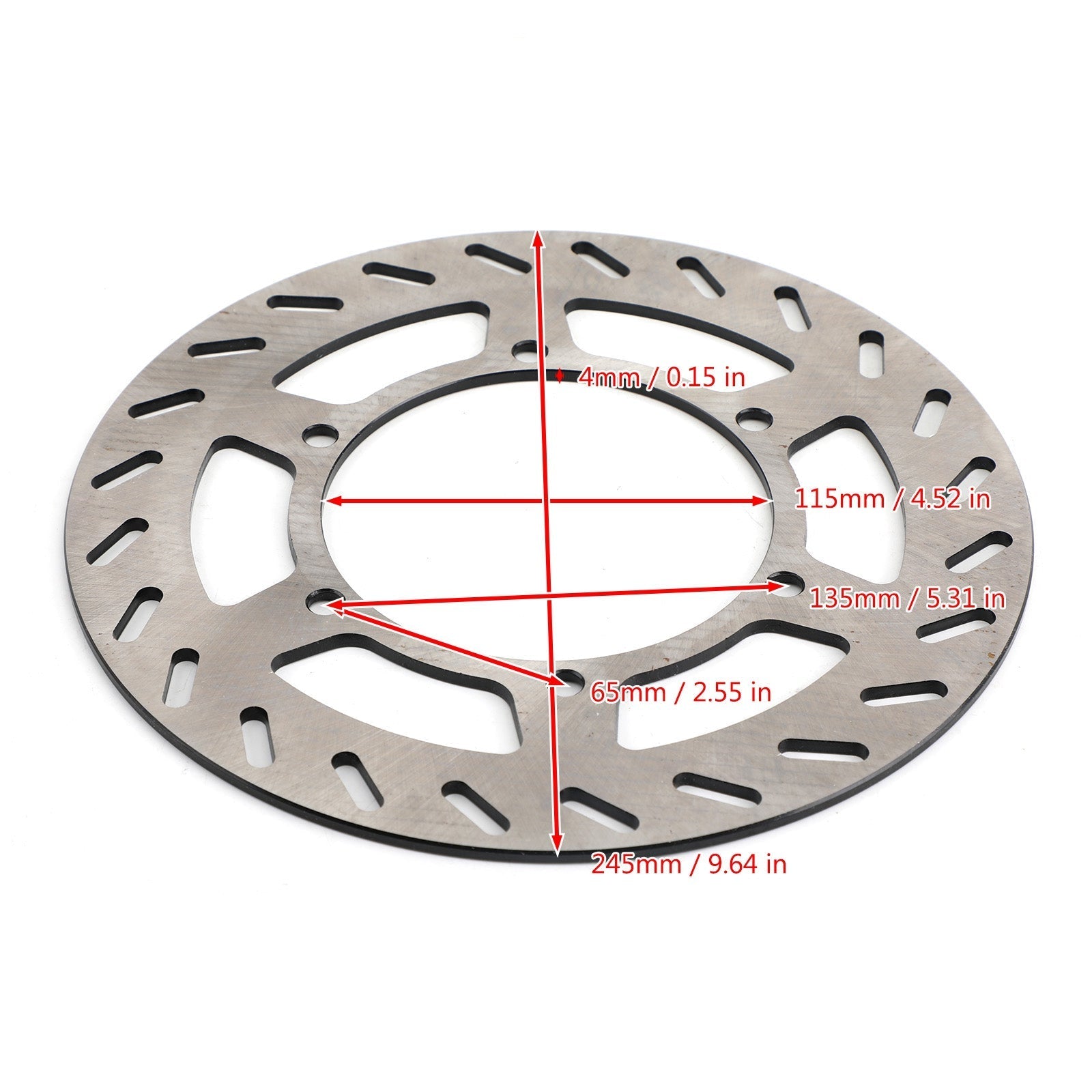 Front Disc Brake Rotor for Yamaha TT250R TT-R250 3XP-2582T-00 4TP-2582T-00 Generic