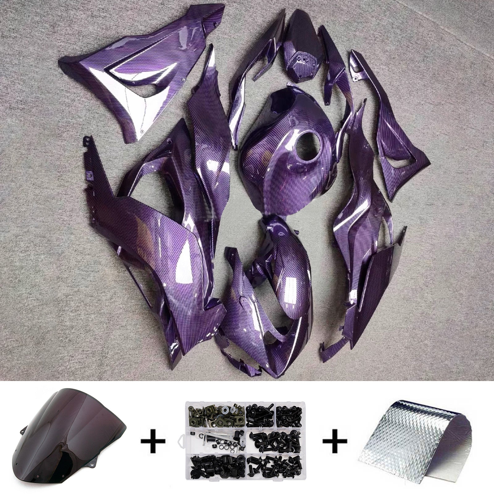 Injection Fairing Kit Bodywork Plastic ABS fit For Kawasaki ZX-6R 2024-2025