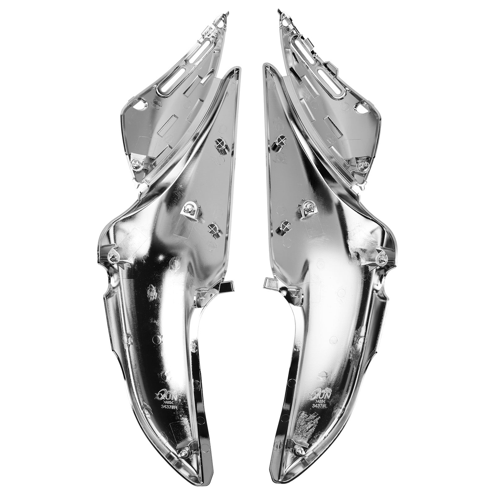 2018-2024 Kawasaki Z900RS Side Frame Panel Protector Fairings Cover Chrome