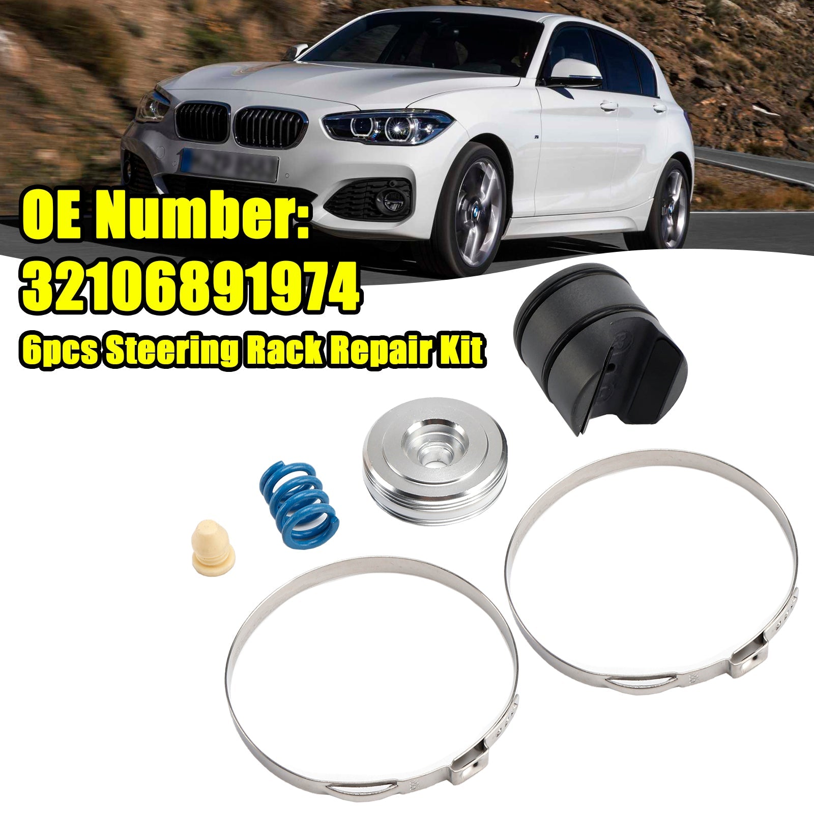 6x 32106891974 Steering Rack Repair Kit For BMW F20 F30 1 2 3 4 X1 X3 X4