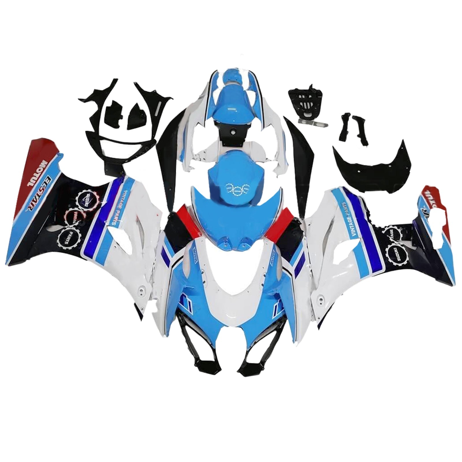 2017-2025 Suzuki GSXR1000 K17 Injection Fairing Kit Bodywork Plastic ABS #101